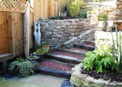 Terrace Steps and Retaining Walls